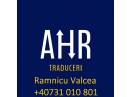 Traduceri autorizate-legalizate Ramnicu-Valcea + Romania & European Union  AHR TRANSLATIONS